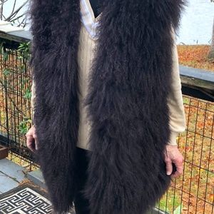 Curly Tibetan Lamb Vest